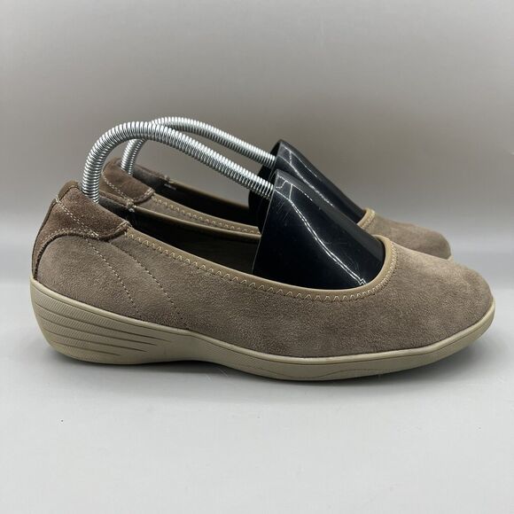 Skechers Taupe Kiss Lounge Women's Size 9.5 Shoes Brown Low Top Slip-On Sneakers - Picture 1 of 8